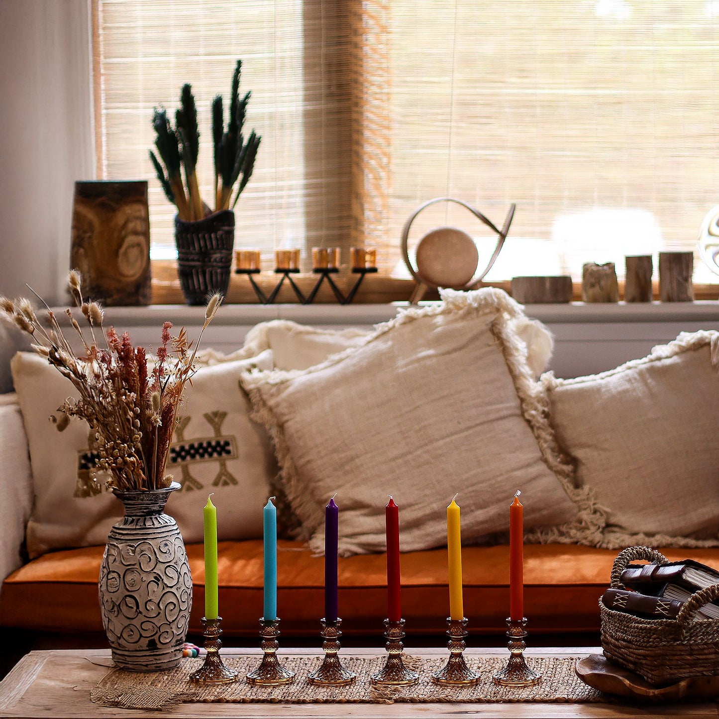 Black Dinner Candles Bulk (100)