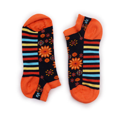 S/M Hop Hare Bamboo Socks Low (36-40) - Mandala Flowers