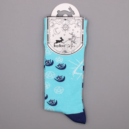 Hop Hare Bamboo Socks (36-40) - Pentagram and Evil Eye