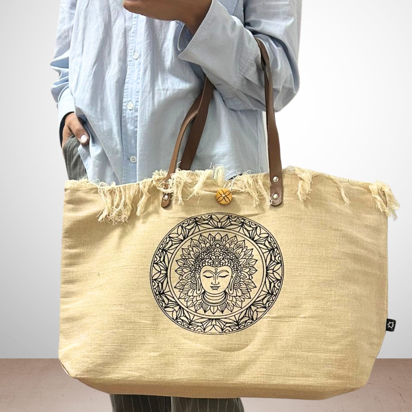 Natural Tote Bag Leather Handle - Inspiration