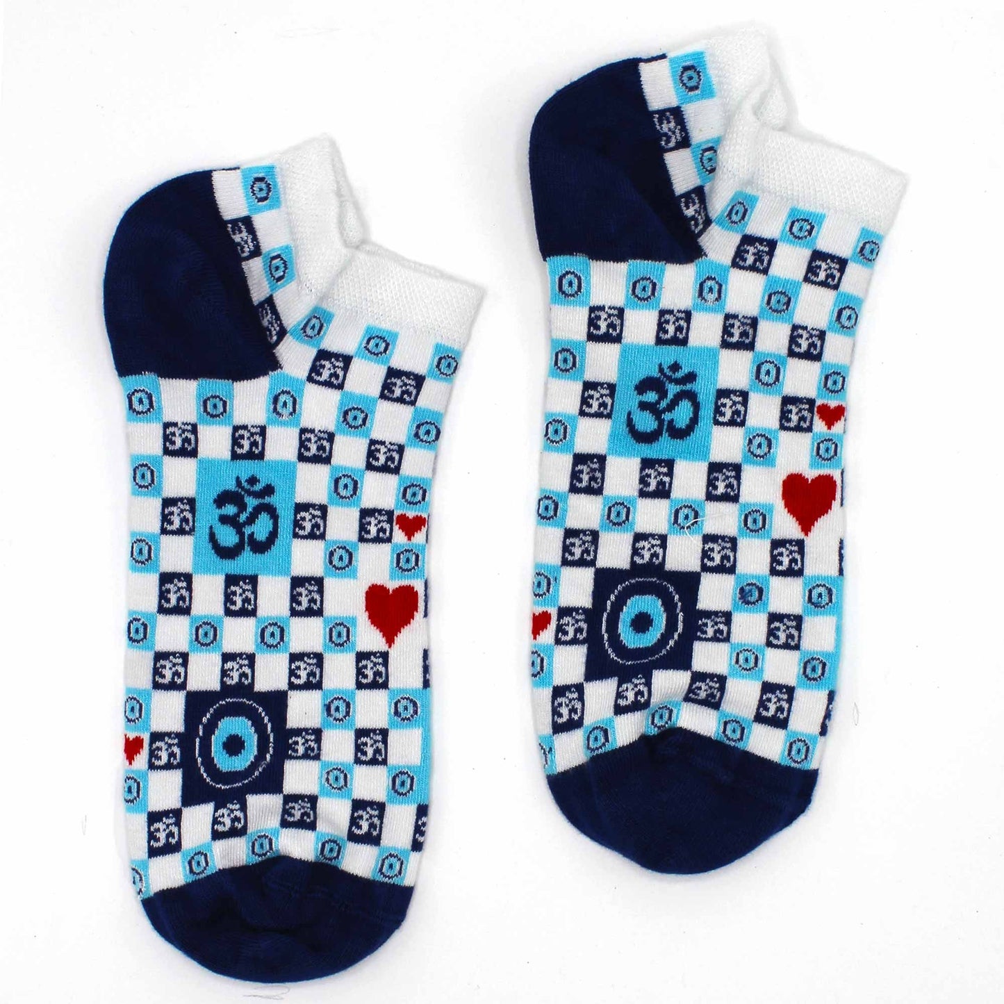 M/L Hop Hare Bamboo Socks Low (41-46) - Om and Evil Eye
