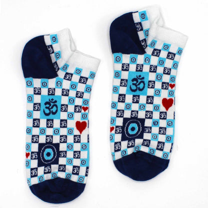 M/L Hop Hare Bamboo Socks Low (41-46) - Om and Evil Eye