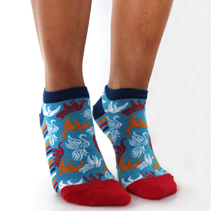 M/L Hop Hare Bamboo Socks Low (41-46) - Day and Night