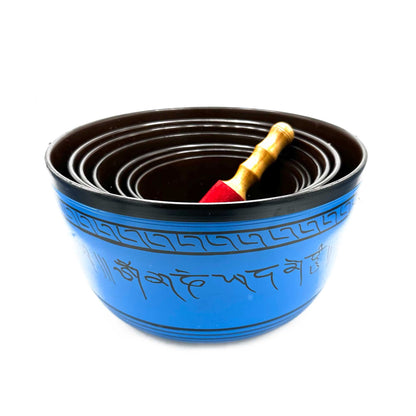 Small Chakra Set of  Seven Singing Bowls (14-22cm)