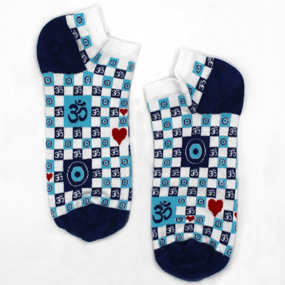 M/L Hop Hare Bamboo Socks Low (41-46) - Om and Evil Eye