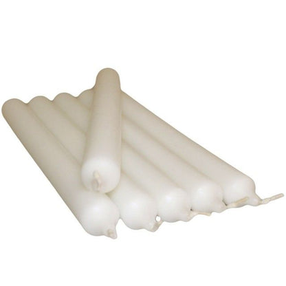 White Dinner Candles Bulk (100)
