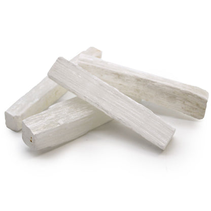Selenite Stick Raw Crystal - Natural Stone 7-10cm