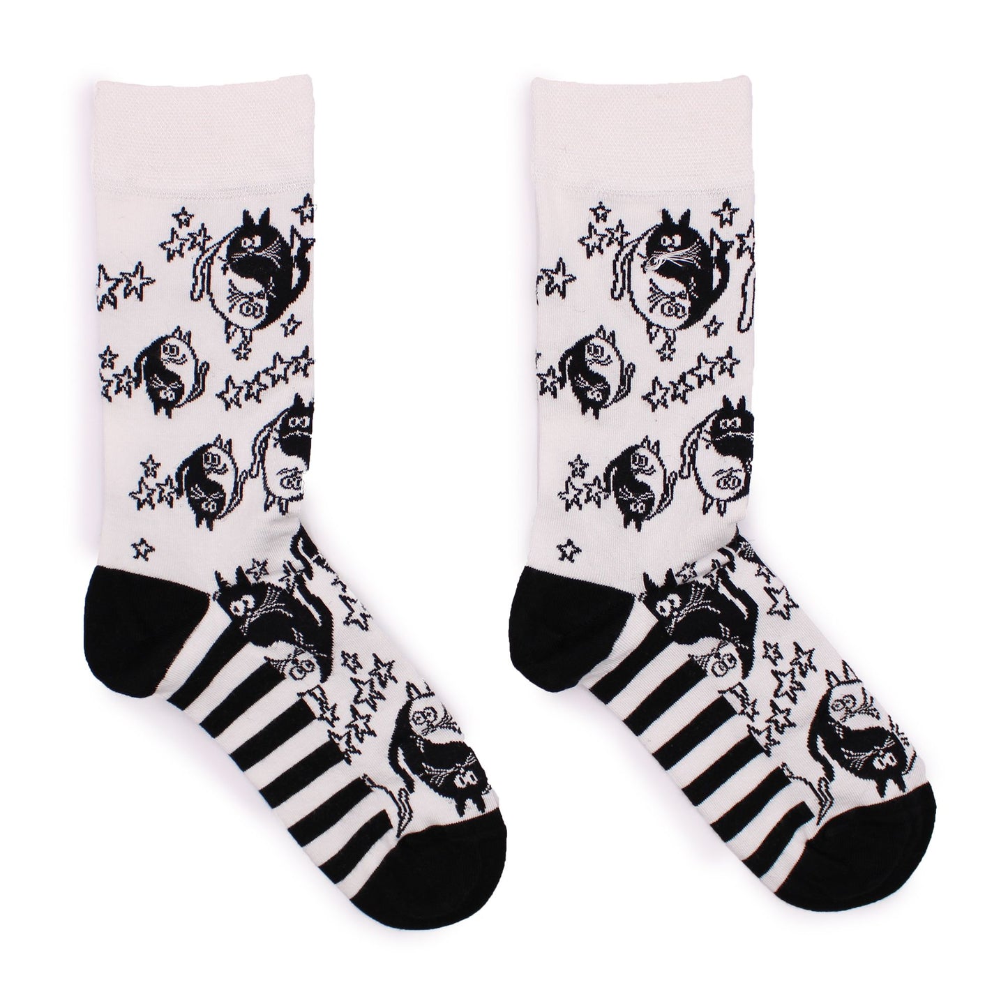 Hop Hare Bamboo Socks (36-40) - Ying Yang