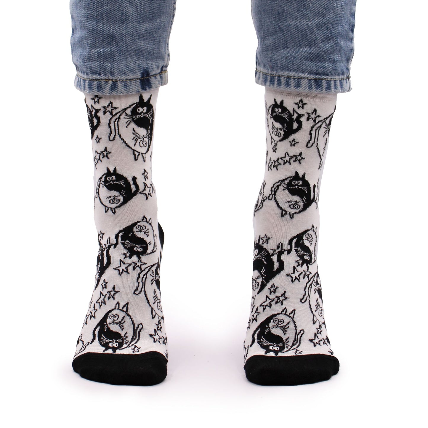 Hop Hare Bamboo Socks (36-40) - Ying Yang