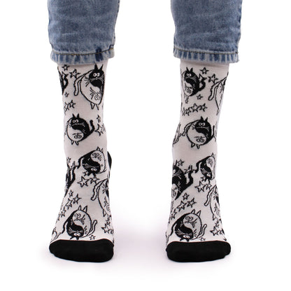 Hop Hare Bamboo Socks (36-40) - Ying Yang