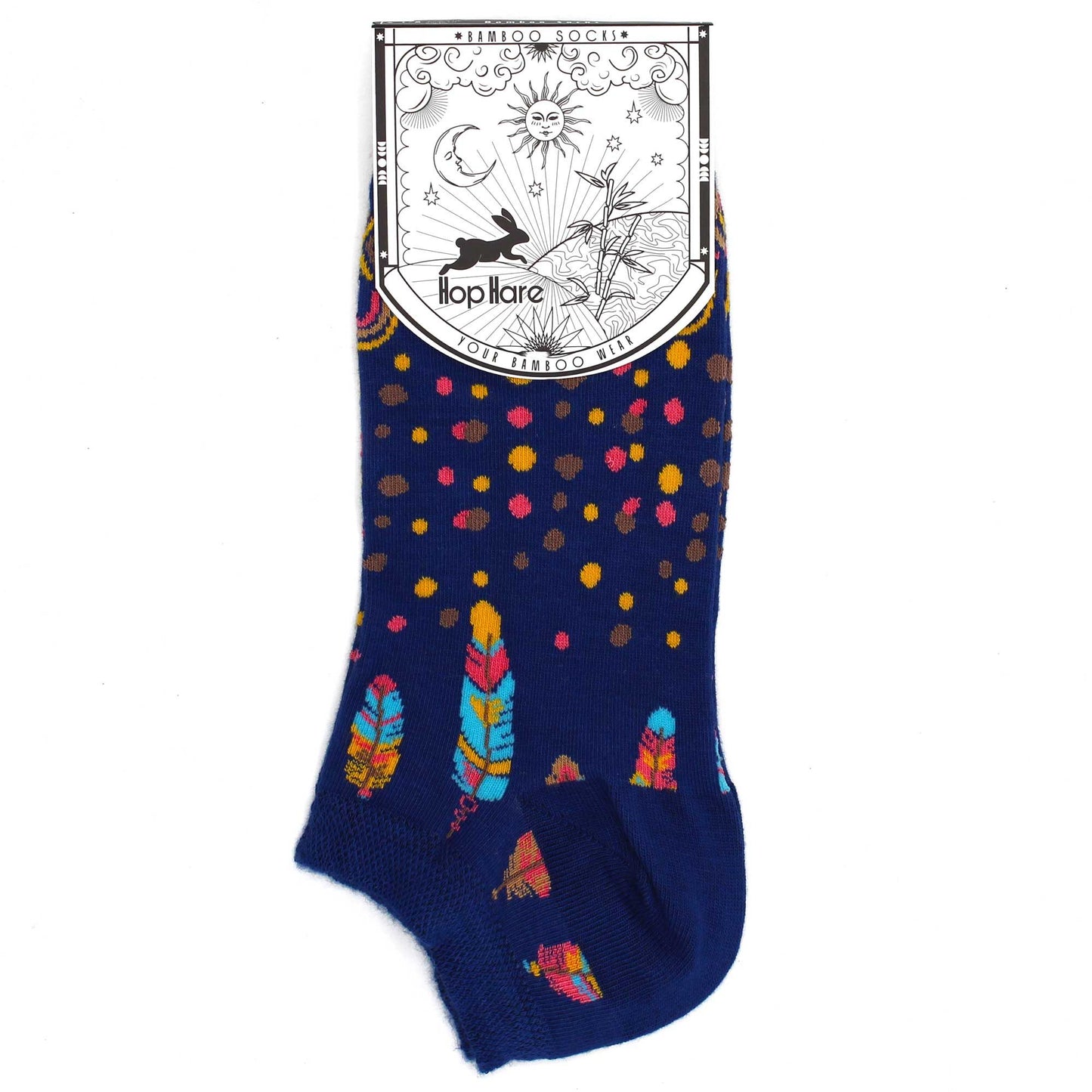 S/M Hop Hare Bamboo Socks Low (36-40) - Indian Feathers