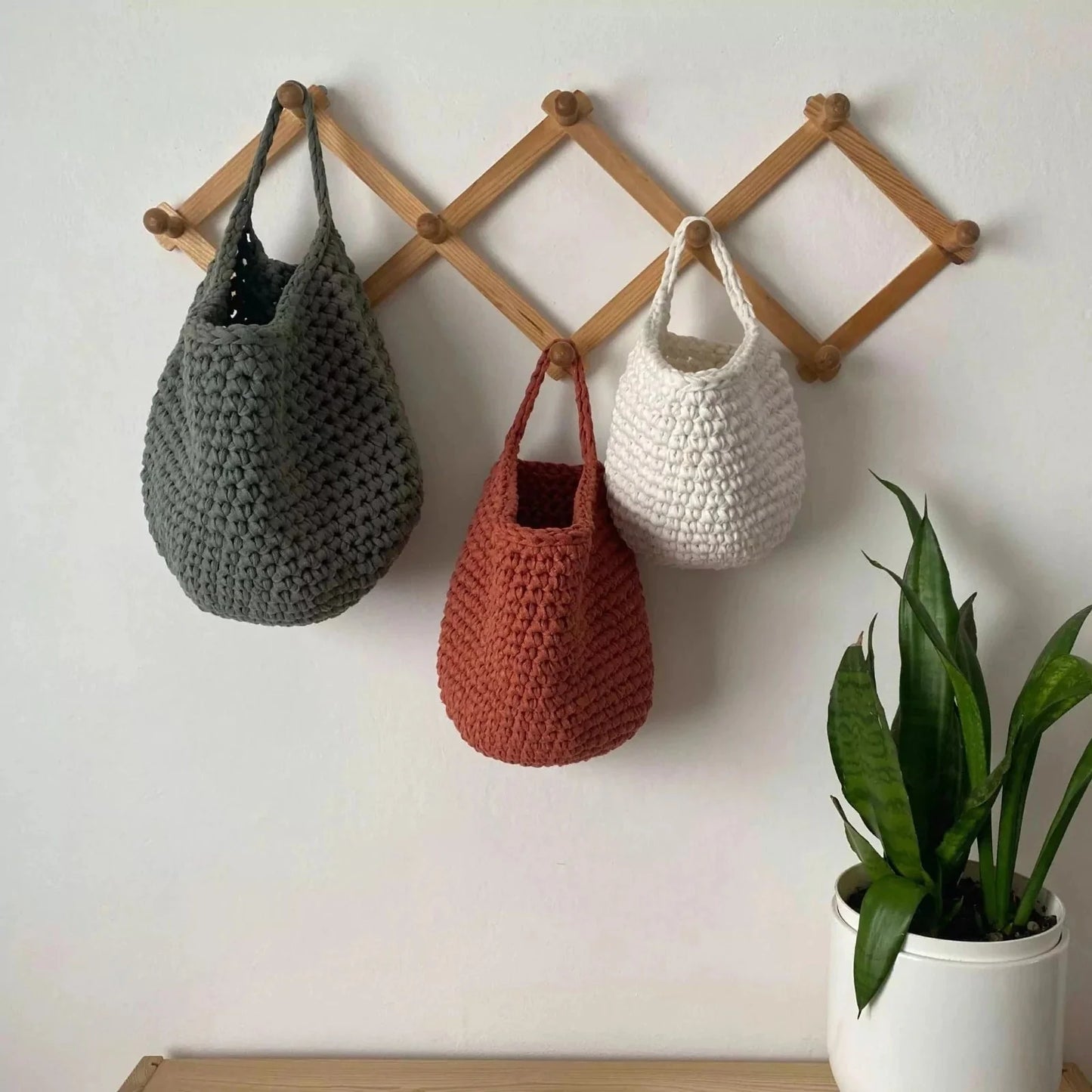 Wall Organizer Baskets, Modern Nursery Storage
