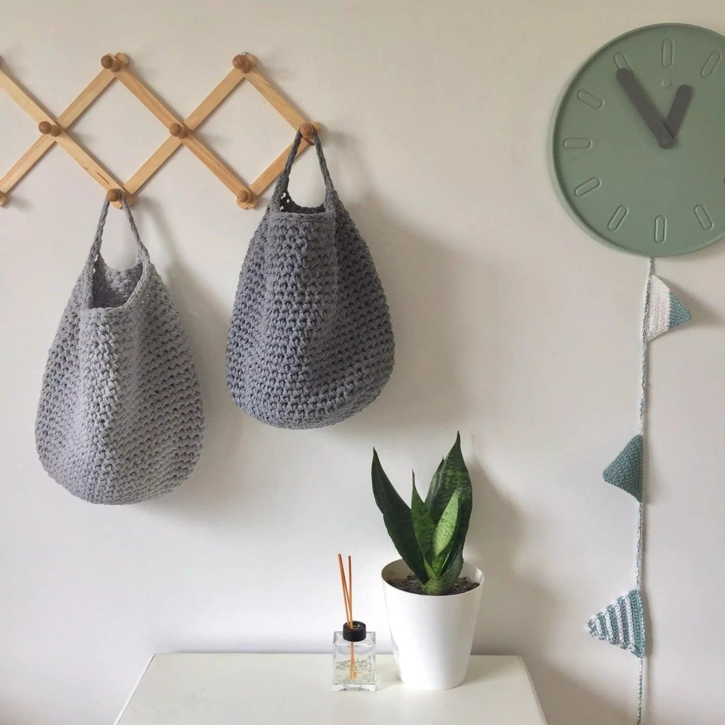 Wall Organizer Baskets, Modern Nursery Storage