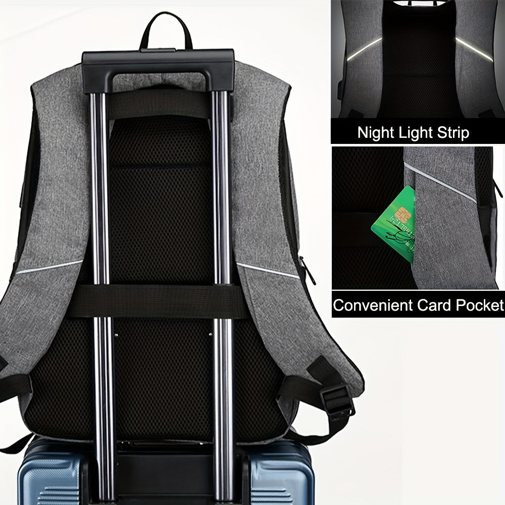Anti-Theft Laptop Backpack – Large Capacity Travel & Business Bag