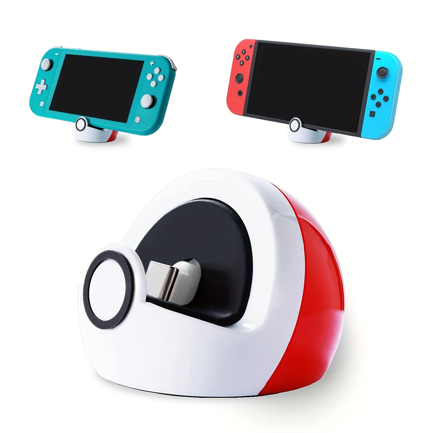 Compact USB-C Charging Stand for Nintendo Switch – Portable Dock for Switch, Switch Lite, and Switch OLED
