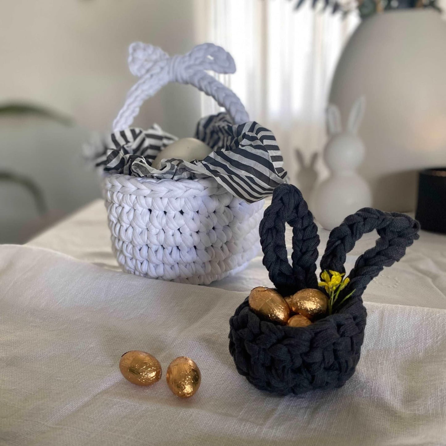 Crochet Easter Basket - Eggs Basket for Easter