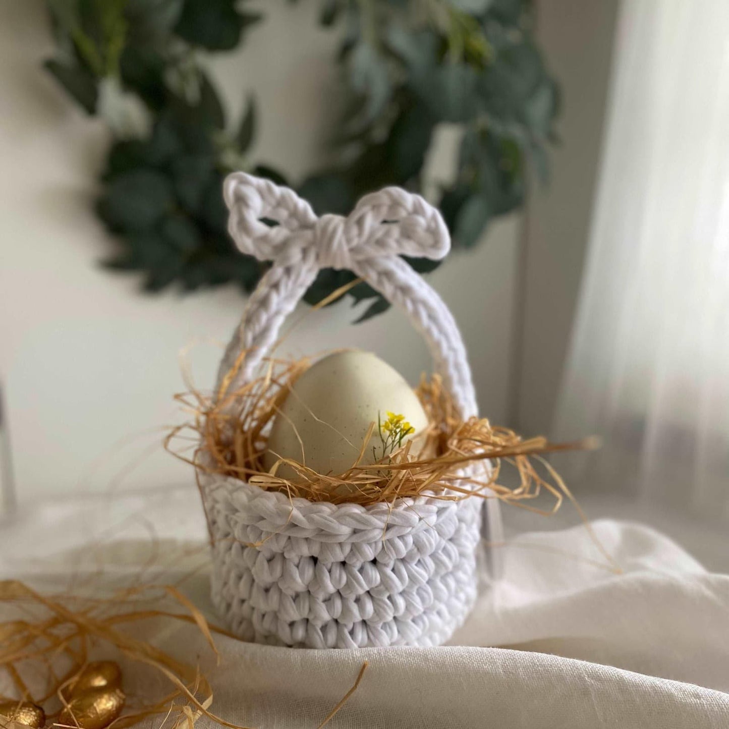 Crochet Easter Basket - Eggs Basket for Easter