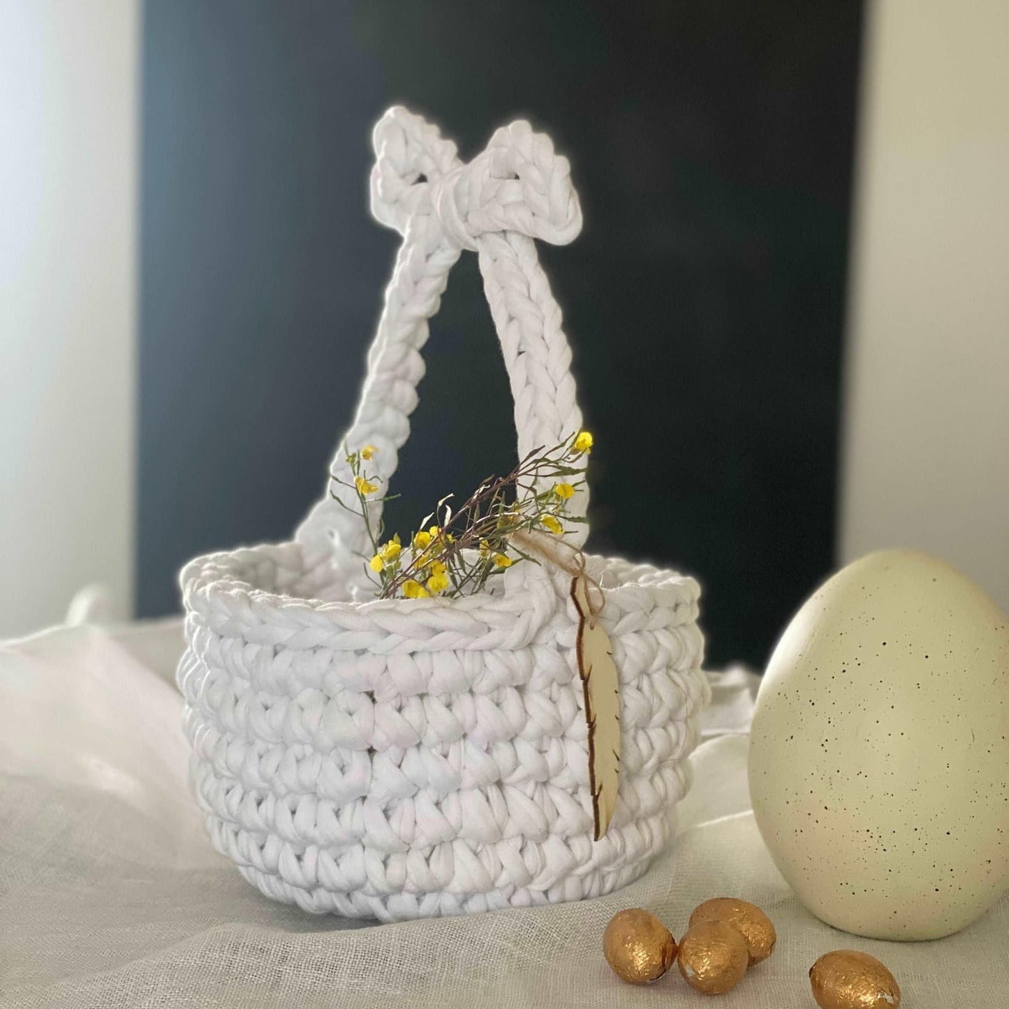 Crochet Easter Basket - Eggs Basket for Easter