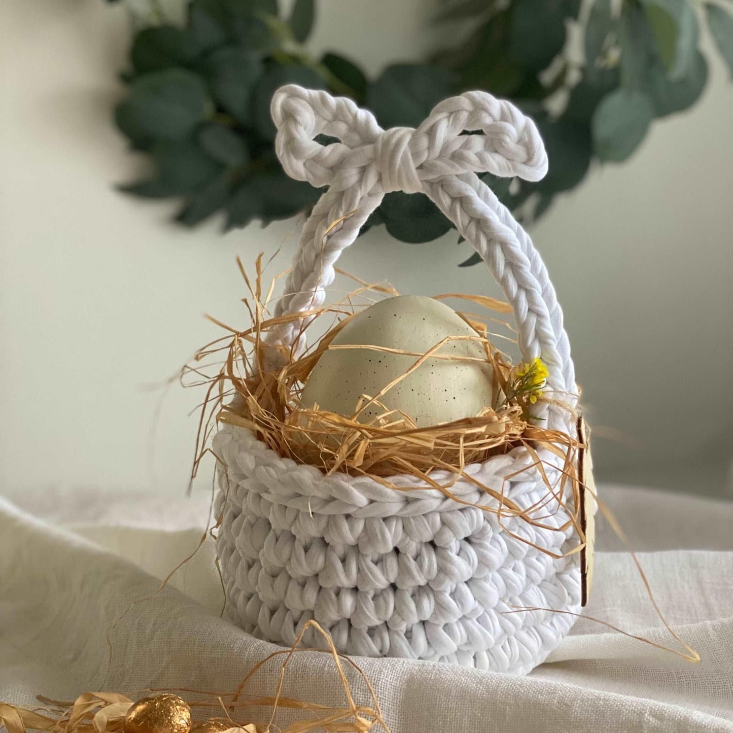 Crochet Easter Basket - Eggs Basket for Easter