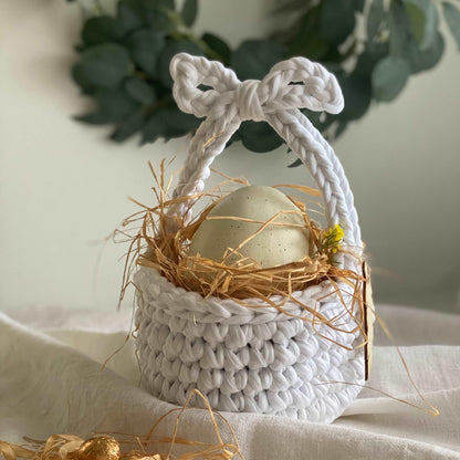 Crochet Easter Basket - Eggs Basket for Easter