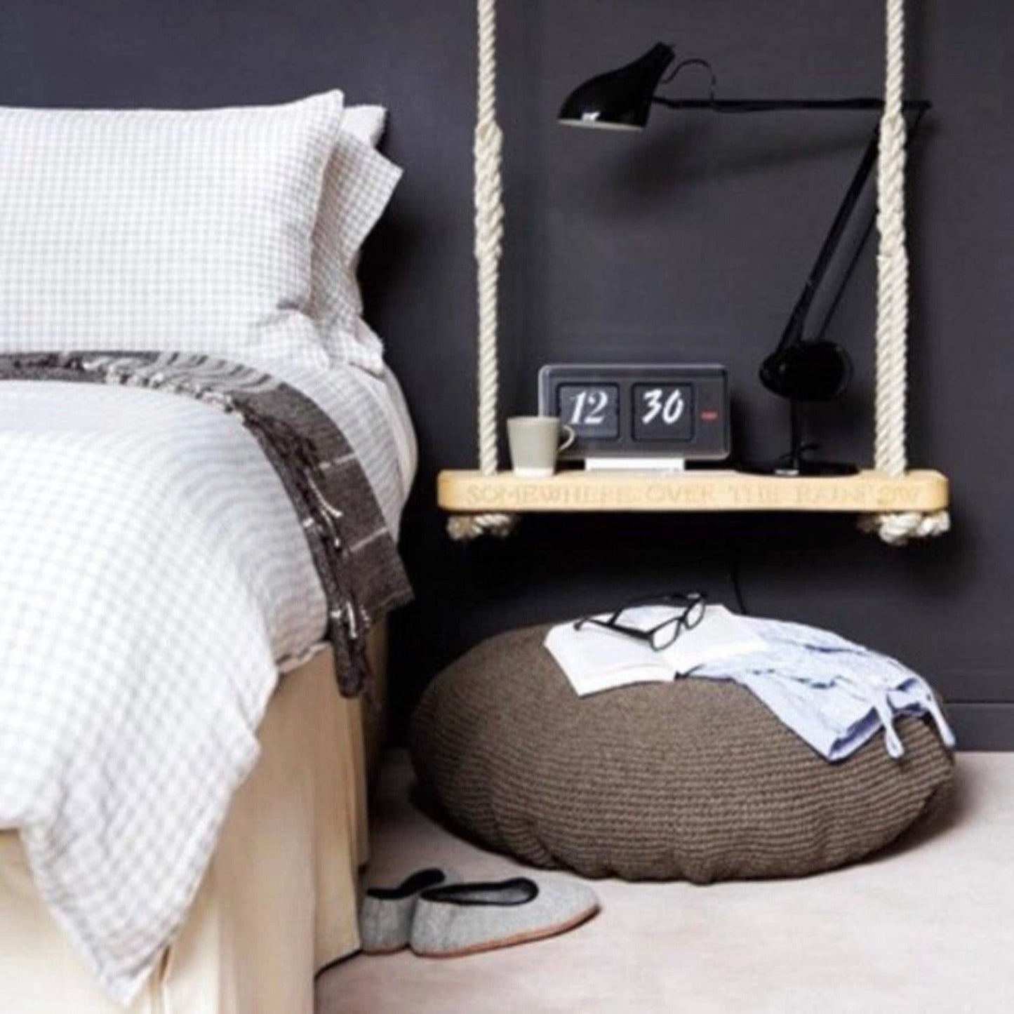 Crochet Floor Pillow Seats | Modern Seating Poufs