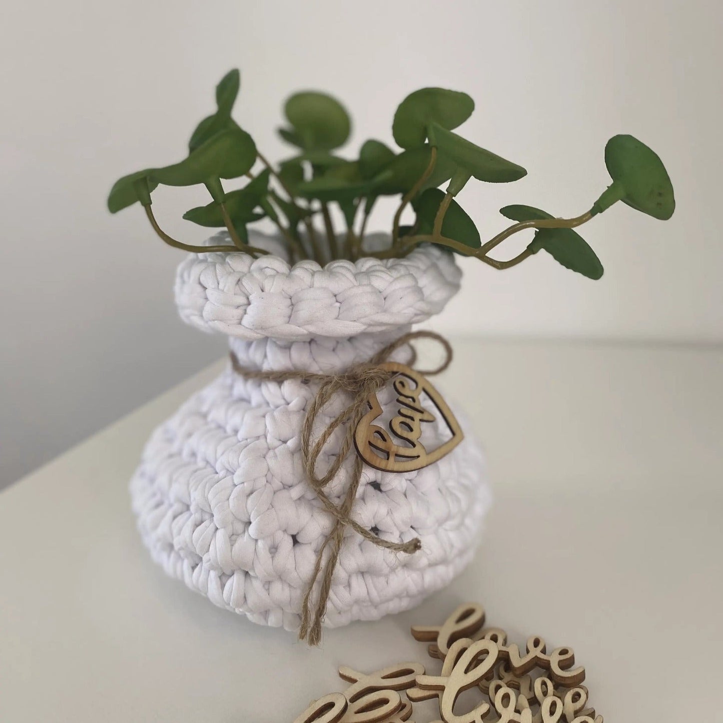 Crochet Vase, Unique Gifts for home