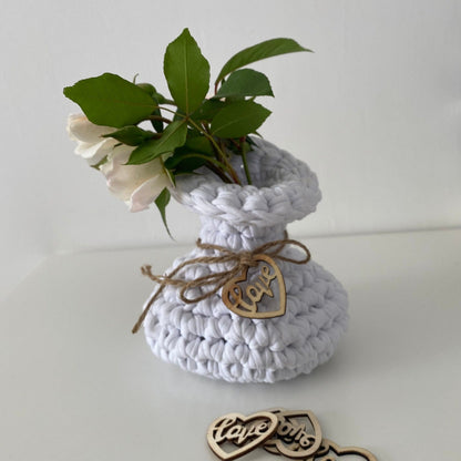 Crochet Vase, Unique Gifts for home