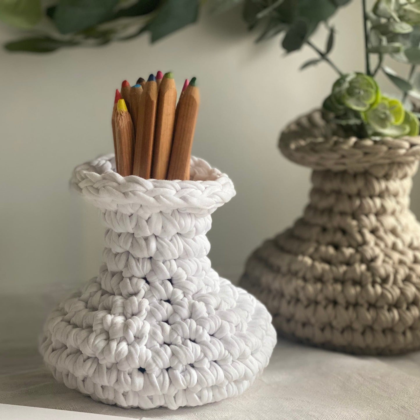 Crochet Vase, Unique Gifts for home