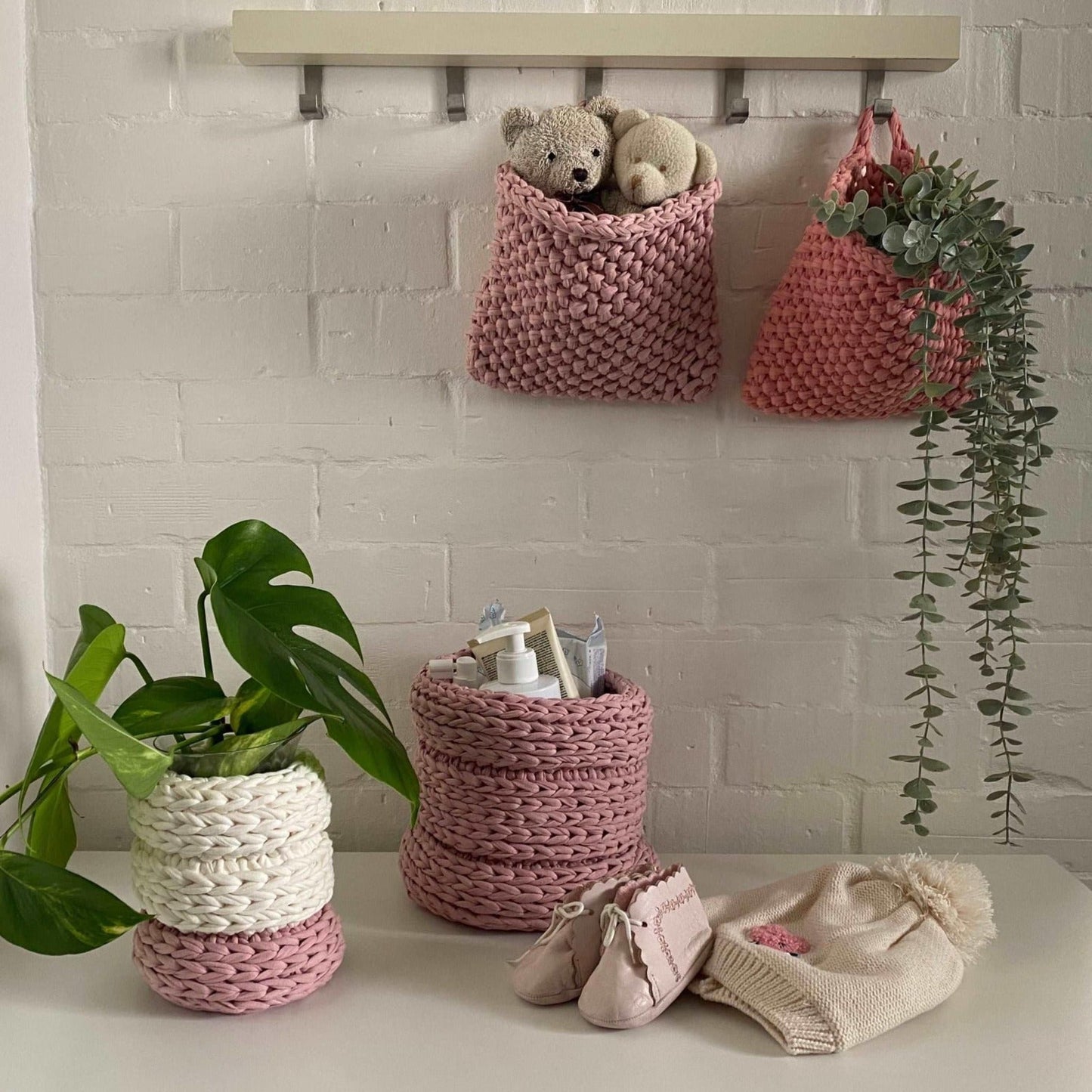 Decorative Basket Pot Set
