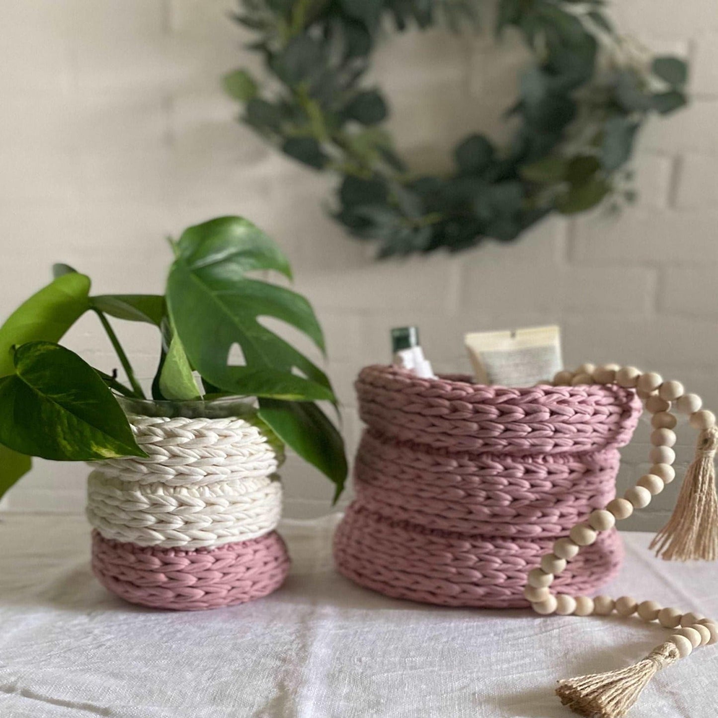 Decorative Basket Pot Set