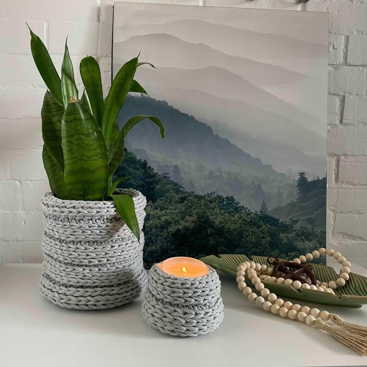 Decorative Basket Pot Set