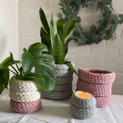 Decorative Basket Pot Set