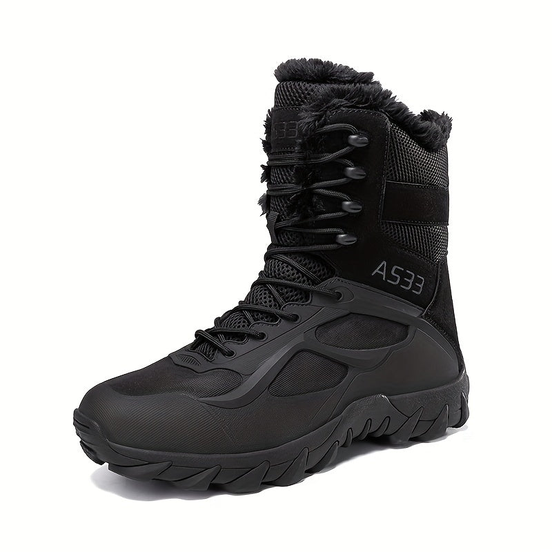 Men's Tactical Hiking Boots – Shock-Absorbing, Non-Slip Rubber Sole, Ergonomic Design, All-Terrain, All-Weather