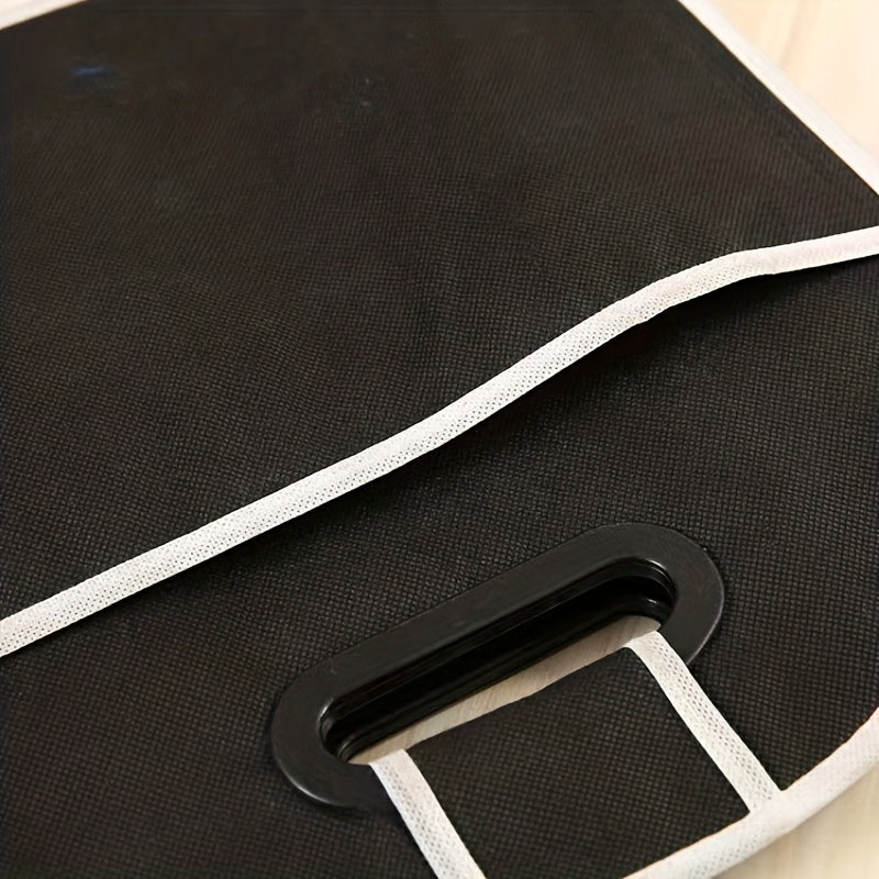 Foldable Car Trunk Organizer – Collapsible Black Storage Box for Vehicles