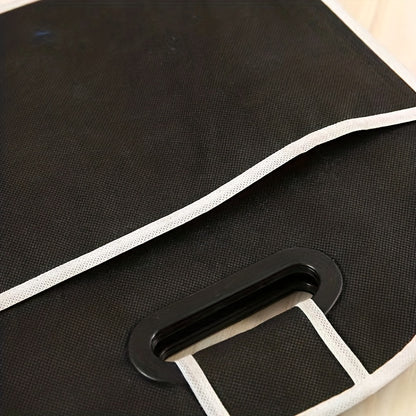 Foldable Car Trunk Organizer – Collapsible Black Storage Box for Vehicles