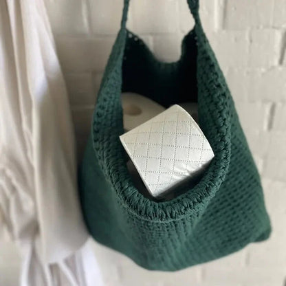 Extra Large Hanging Storage Basket | Deep Green