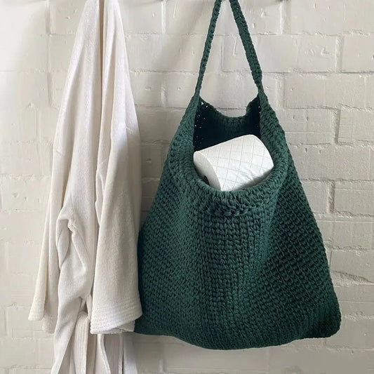 Extra Large Hanging Storage Basket | Deep Green