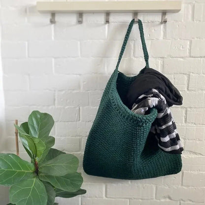Extra Large Hanging Storage Basket | Deep Green