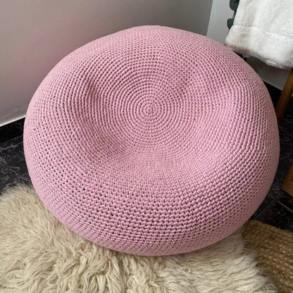 Extra Large Round Bean Bag Chair | Light Pink