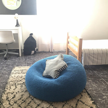 Extra Large Round Bean Bag Chair | Light Pink