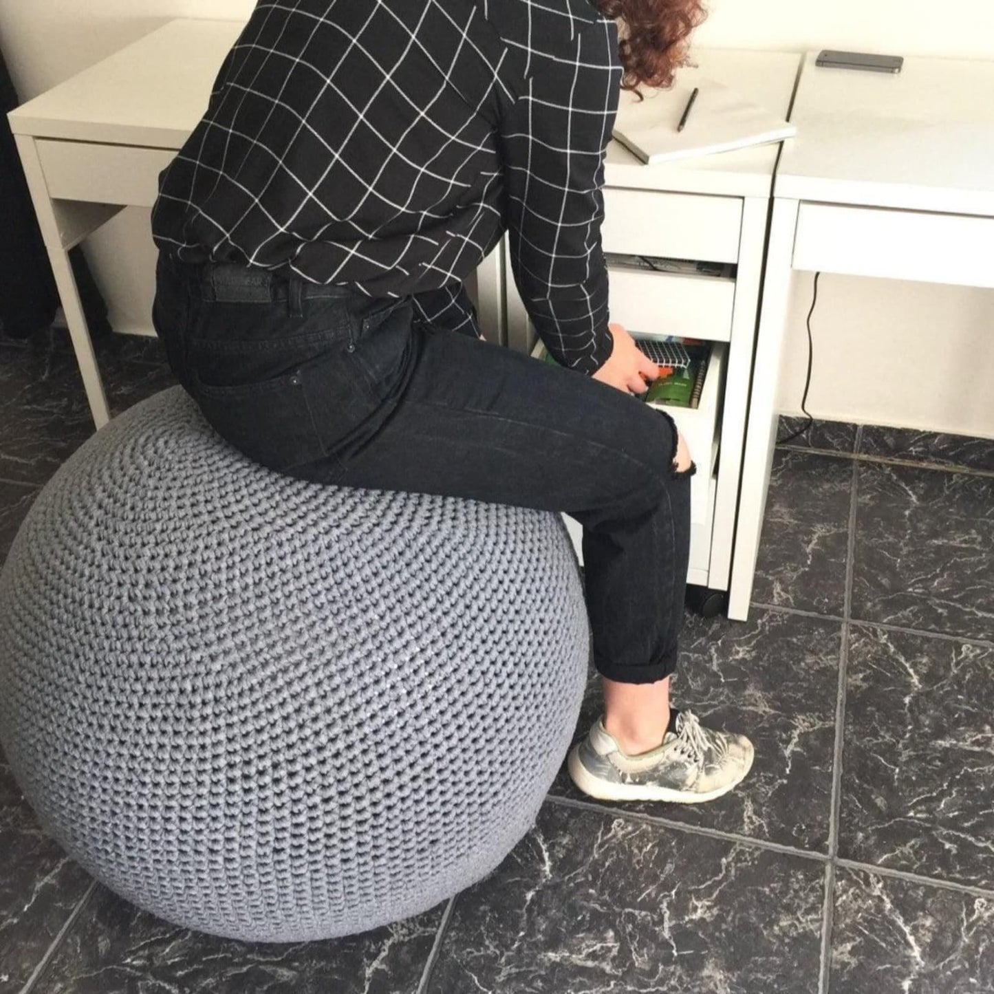 Gym Ball Cover 75 cm, Office Ball Sitting Chair