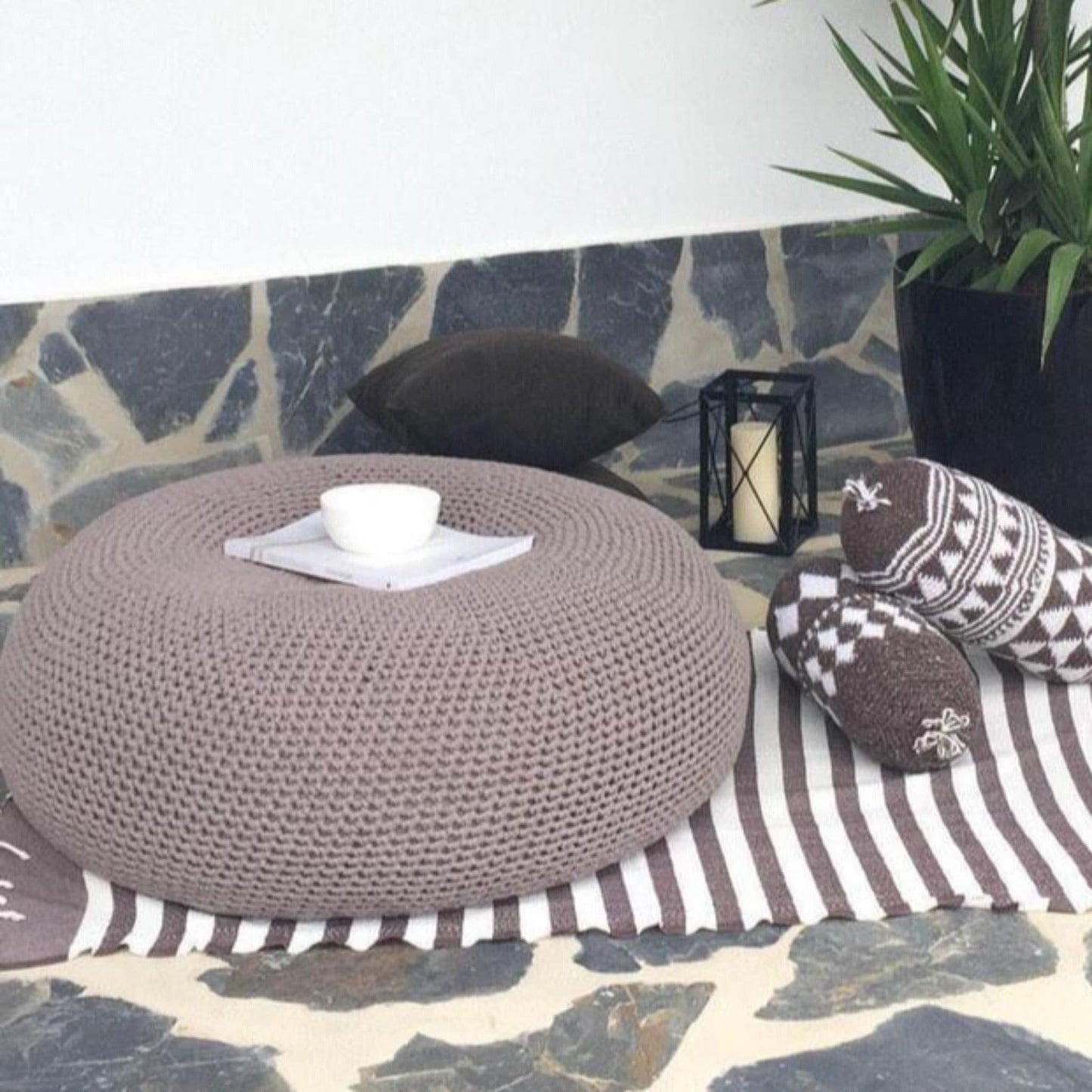 Extra Large Ottoman Coffee Table - Pure White