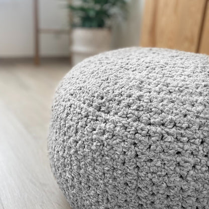 Boucle Knitted Pouffes | More Colors