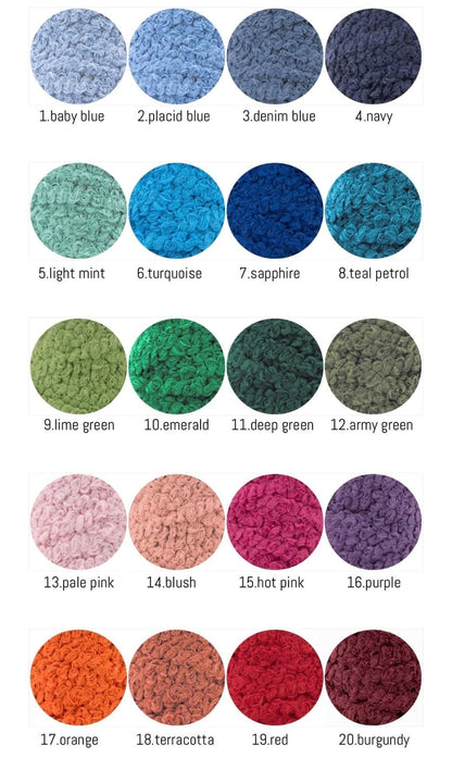 Boucle Knitted Pouffes | More Colors