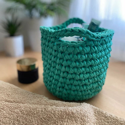 Small Decorative Baskets - Green Storage Bag