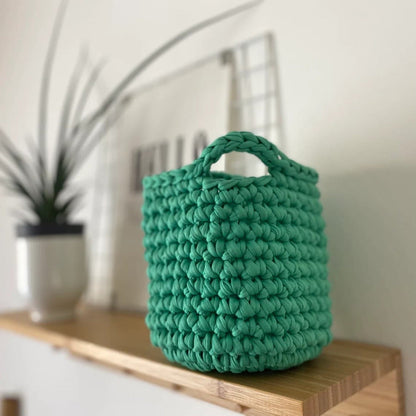 Small Decorative Baskets - Green Storage Bag