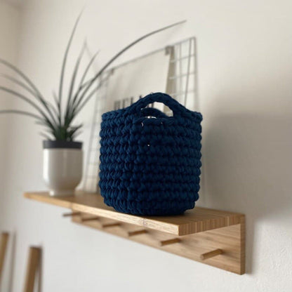 Small Decorative Baskets - Navy