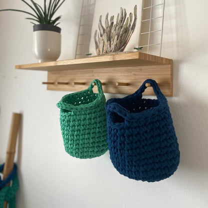 Small Decorative Baskets - Navy