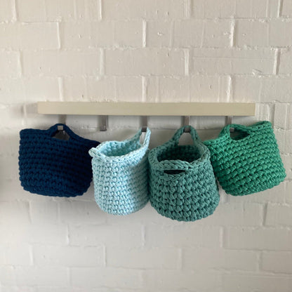 Small Decorative Baskets - Navy