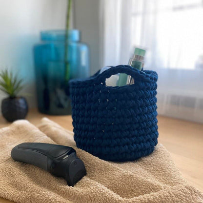 Small Decorative Baskets - Navy